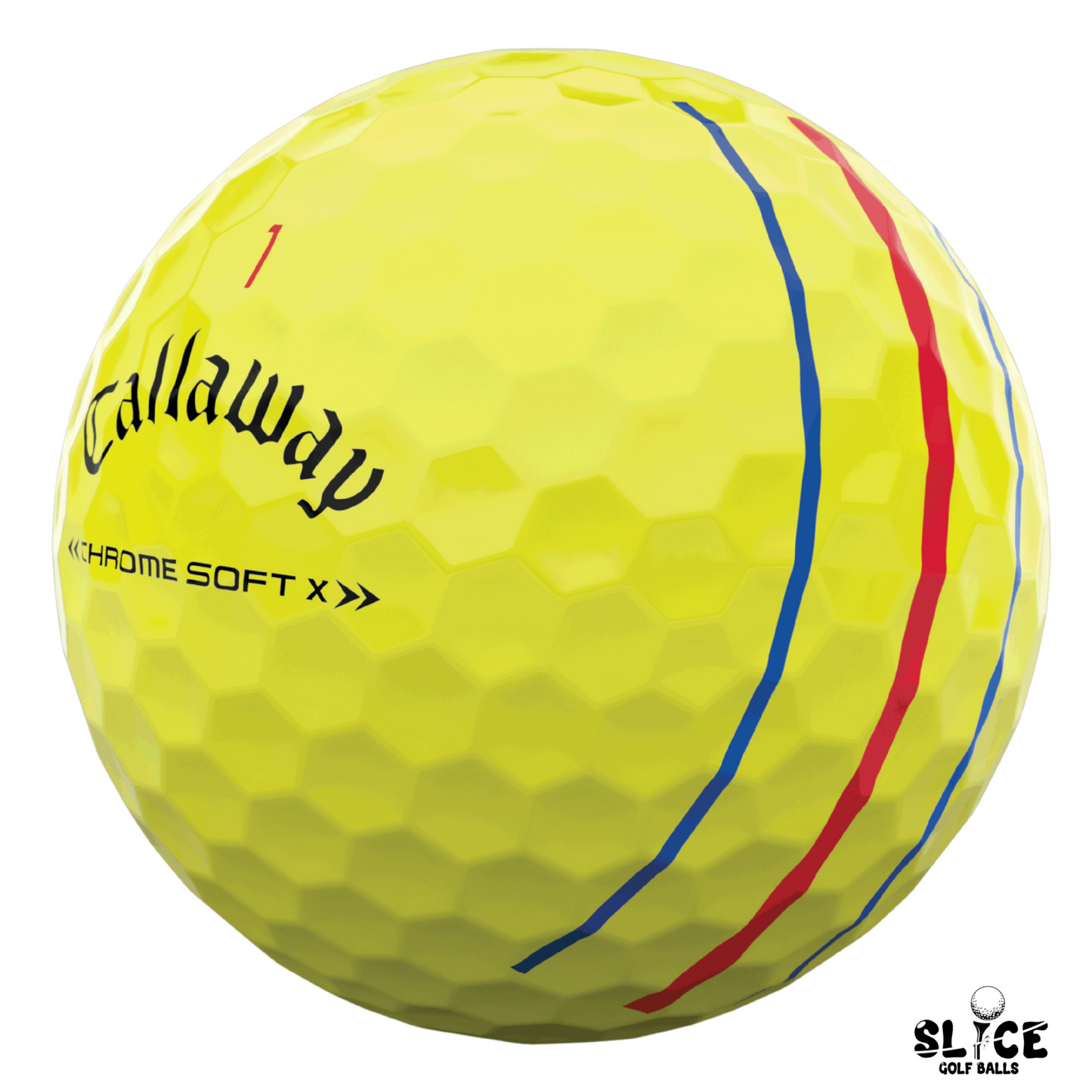 YELLOW CALLAWAY TRIPLE TRACK/CHROMESOFT